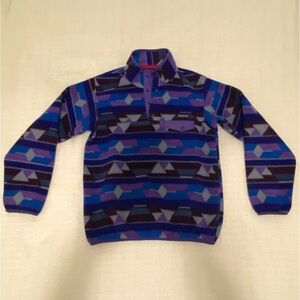 Patagonia like new Aztec pullover fleece